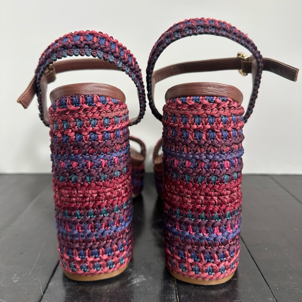 NEW Arezzo Mya Mid Block Sandal - Multicolor - Women’s Size 8.5 - Picture 11 of 14